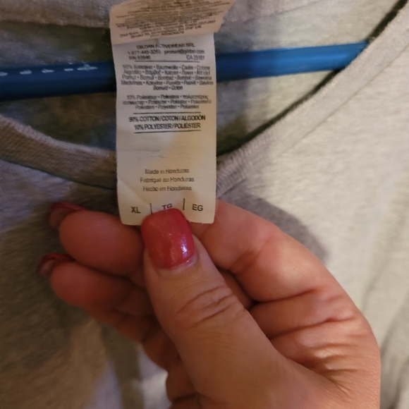 Xlarge gray gliden tee shirt short sleeve - Picture 3 of 3